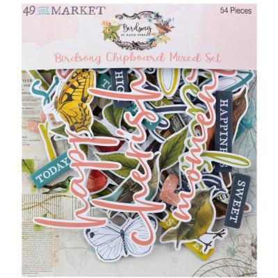 49 And Market Birdsong - Chipboard Mixed Set